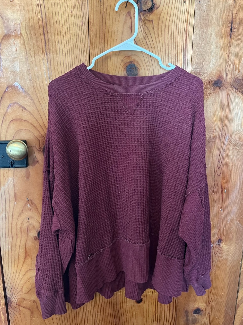 American Eagle Waffle Knit Crewneck